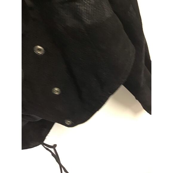 Cuir Classique Black Suede Jacket‎ with Fringe Woman Size M - Picture 4 of 5